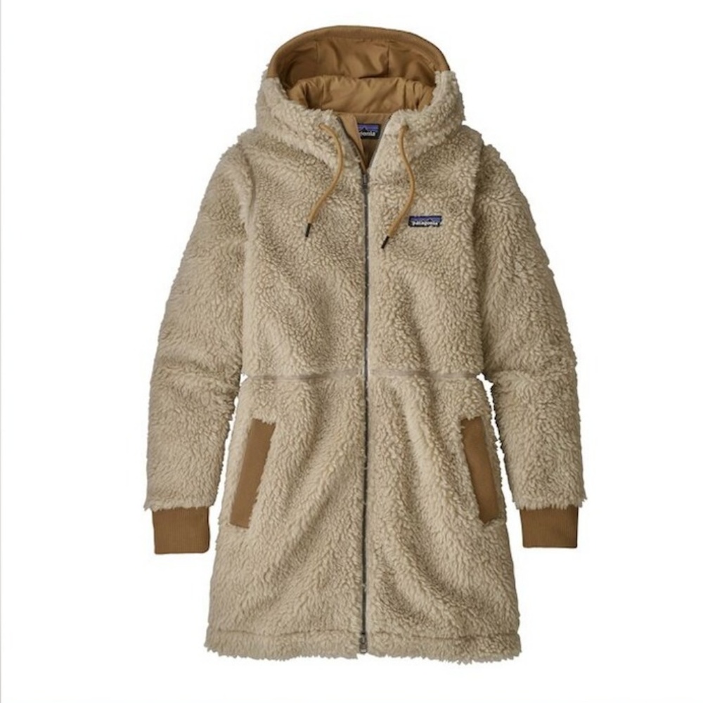 Patagonia Dusty Mesa Fleece Parka Natural Small